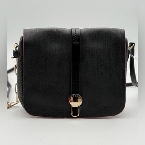 FURLA Front Flap Black Crossbody